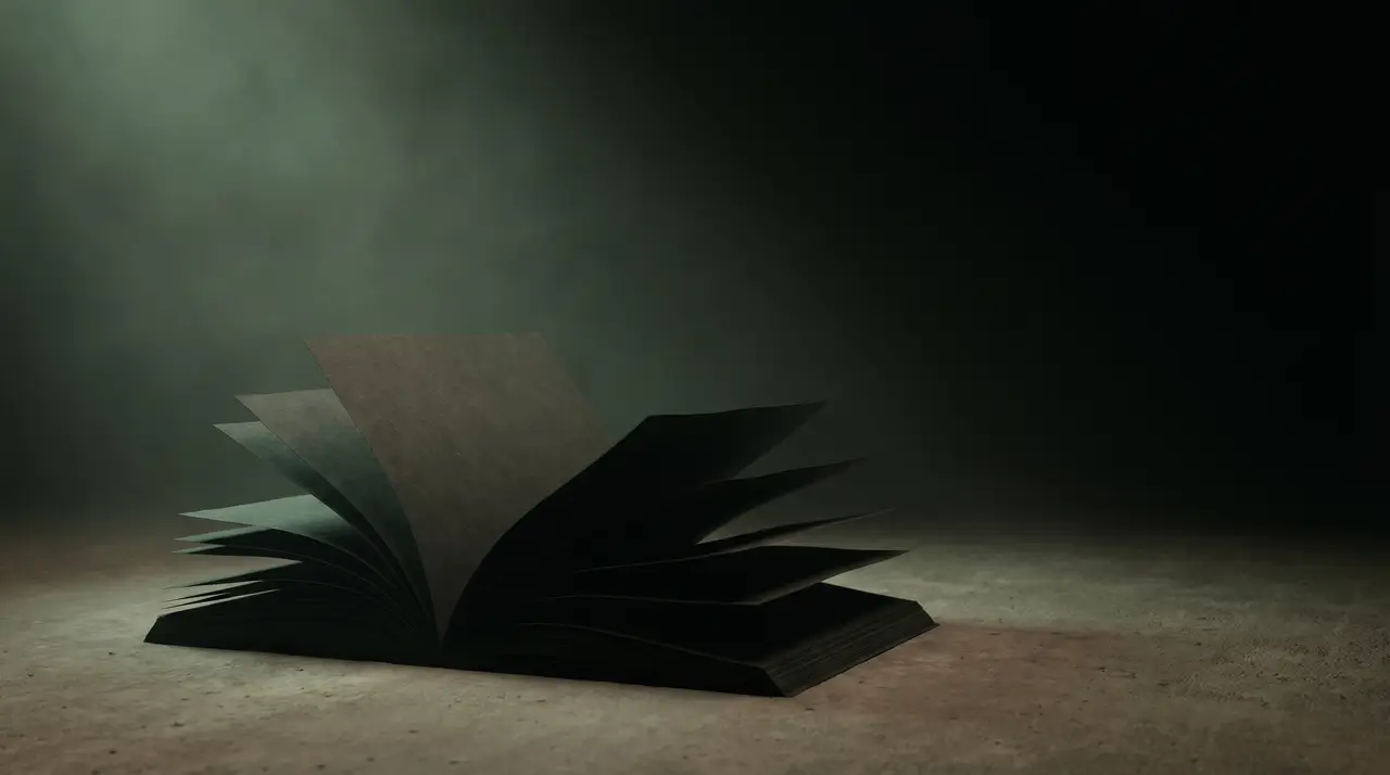 a quiet green flow of pages from one source into many, dark